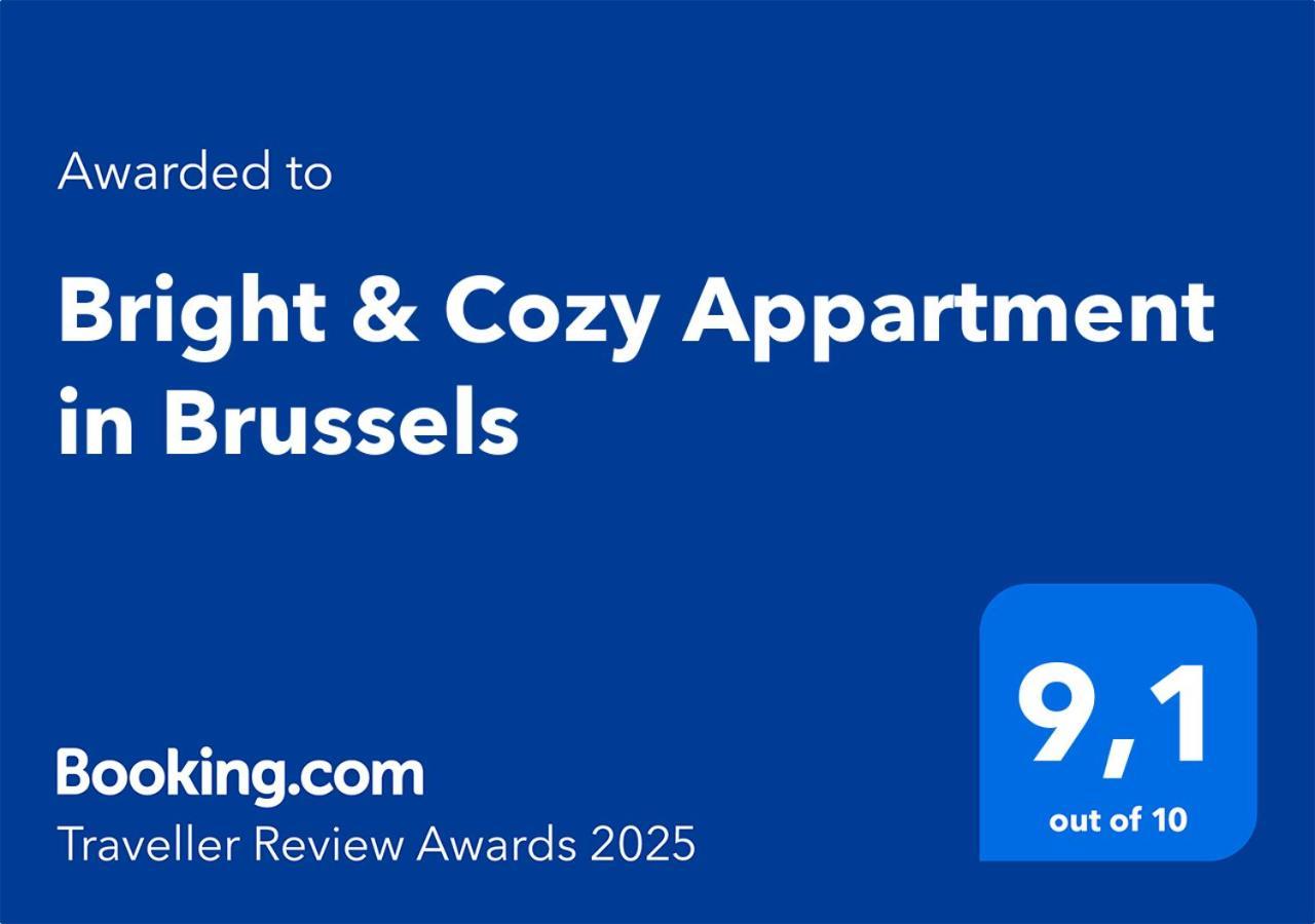 Bright & Cozy Appartment In Brussel Bagian luar foto